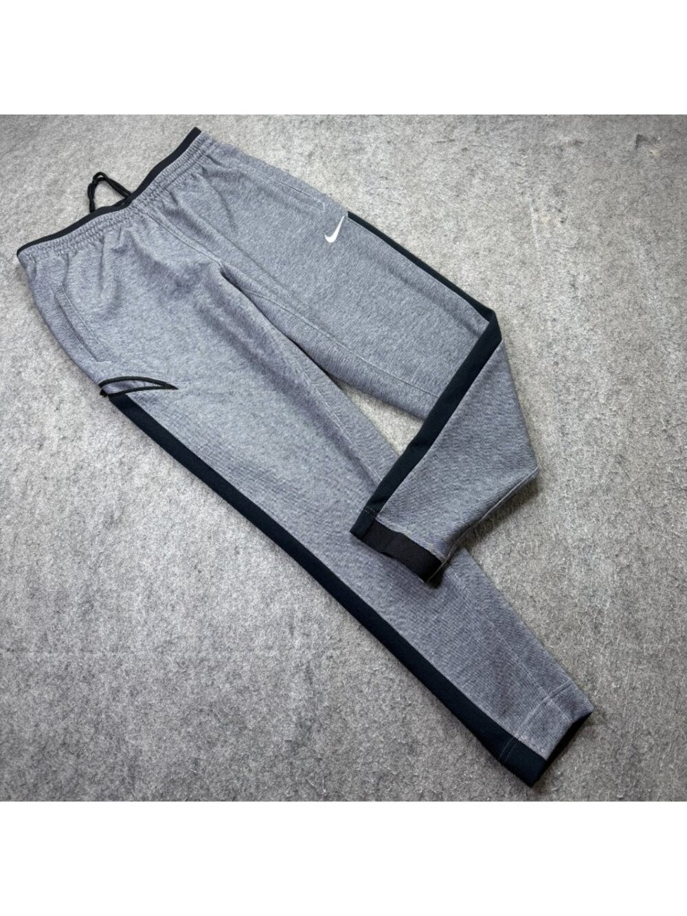 Nike Showtime Basketball Jogger Men M Gray 29" Tapered Fleece Colorblock